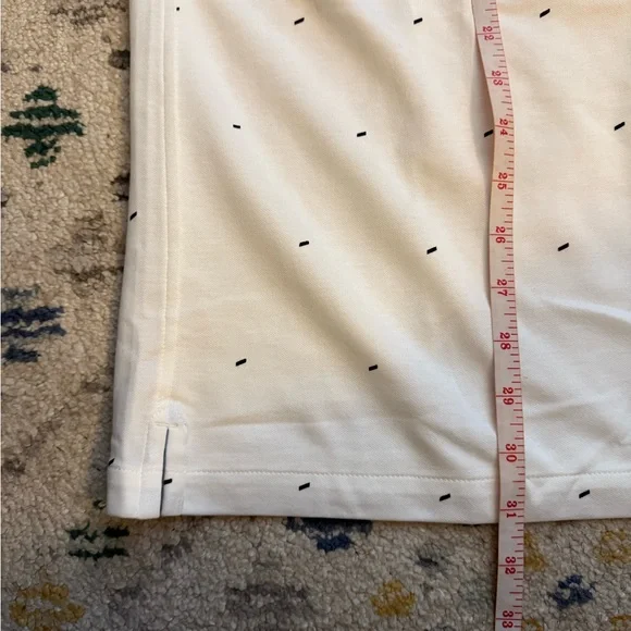 NWT Men’s Size XL Nike DriFit Polo White with Subtle Black Accents - Picture 5 of 5